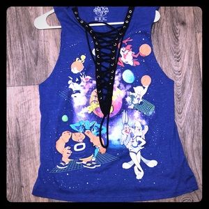 Space Jam Graphic Mini Dress